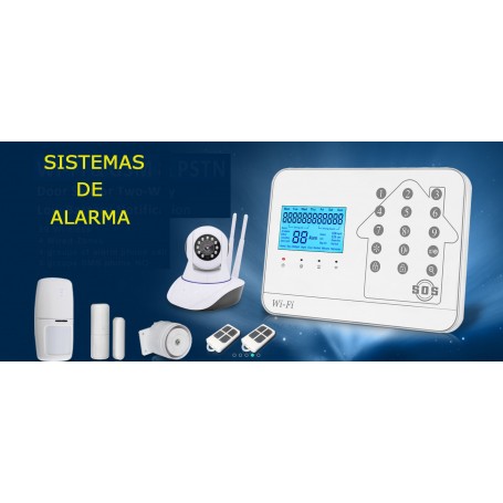 KIT ALARMA COMPLETO GSM WIFI Y TELEFONO ALARM99WIFI