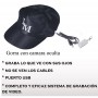 Gorra con cámara oculta